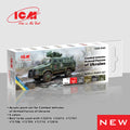 ICM Acrylic Paint Set Ukrainian Armed Forces Combat Vehicles (3040) — New — Combat Vehicles of the Armed Forces of Ukraine, Paint Sets