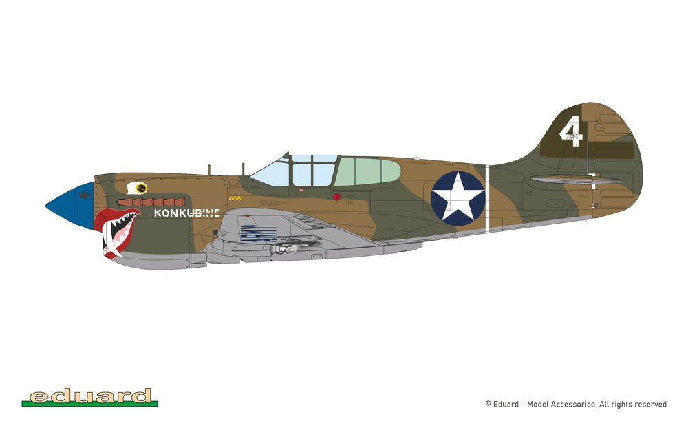 Eduard 1/48 P-40K Warhawk Short Tail ProfiPACK (82243) — New — 1/48 Scale, Aircraft, P-40 Warhawk — image 14 of 17