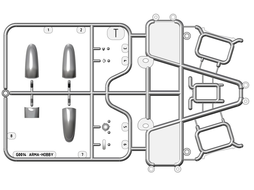 Arma Hobby 1/72 P-51D Mustang Very Long Range (70073) — New — image 10 of 12