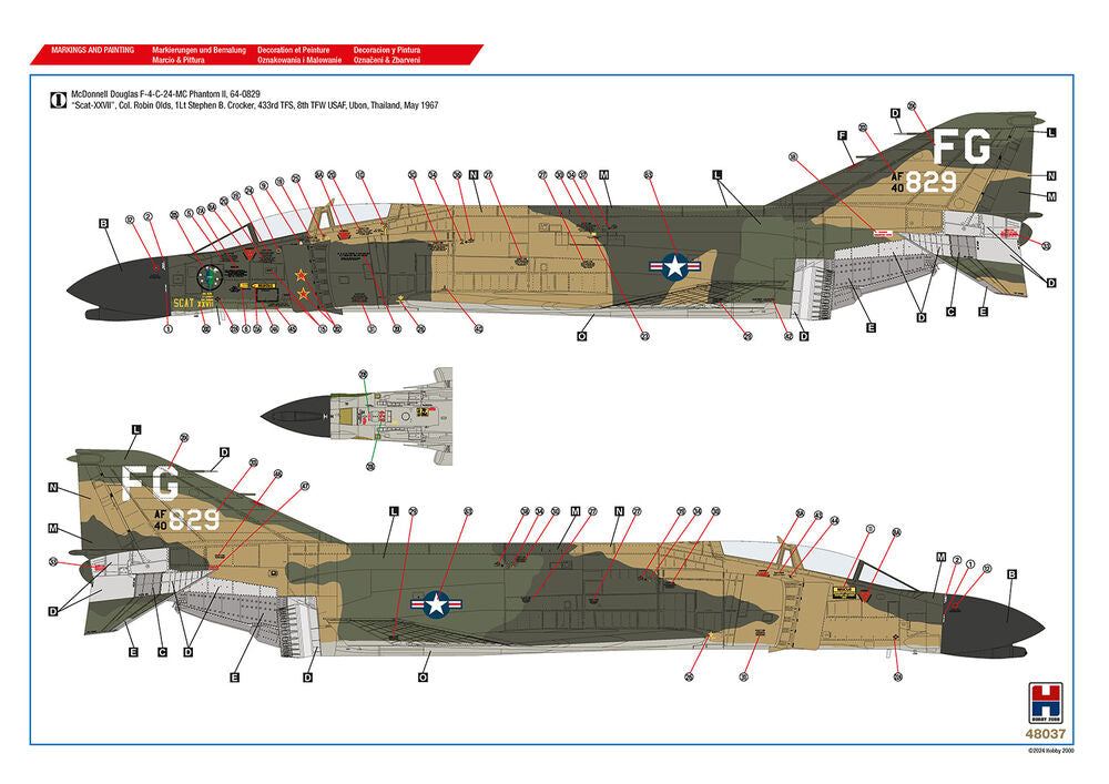 Hobby 2000 1/48 F-4C Vietnam Aces vol.1 (48037) — New — image 2 of 4