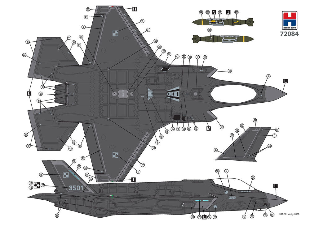 Hobby 2000 1/72 F-35A "Husarz" Polish Air Force (72084) — New — image 12 of 12