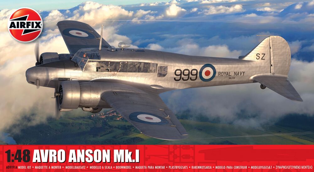 Airfix 1/48 Avro Anson Mk.I (A09191A) — New — image 17 of 26