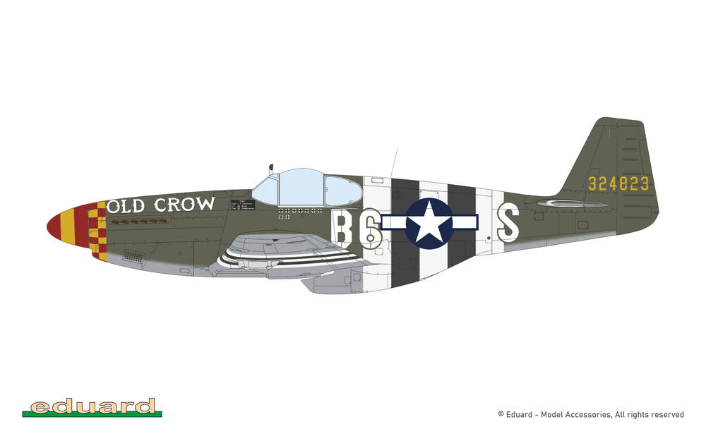 Eduard 1/48 Weekend North American P-51B/C Mustang (Malcolm Hood Canopy) (84214)