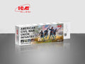 ICM Acrylic Paint Set American Civil War Union Infantry (3013) — New — Paint Sets