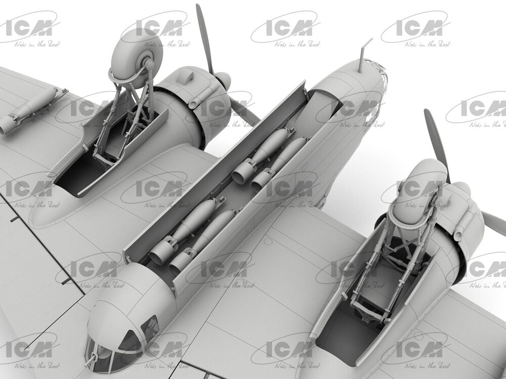 ICM 1/48 HP.52 Hampden B.Mk.I WWII British Bomber (48352) — New — image 16 of 21