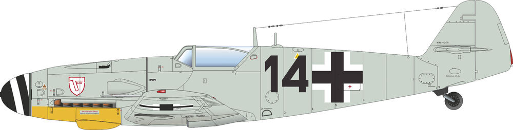 Eduard 1/48 Messerschmitt Bf 109G-6/AS Weekend (84169) — New — 1/48 Scale, Weekend Edition, World War Two — image 11 of 14