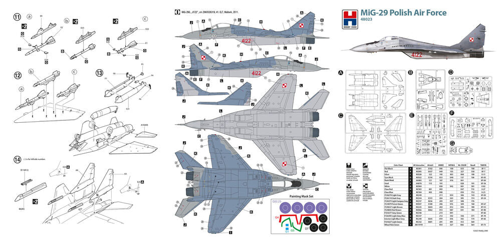 Hobby 2000 1/48 MiG-29 Polish Air Force (48023) — New — image 2 of 5