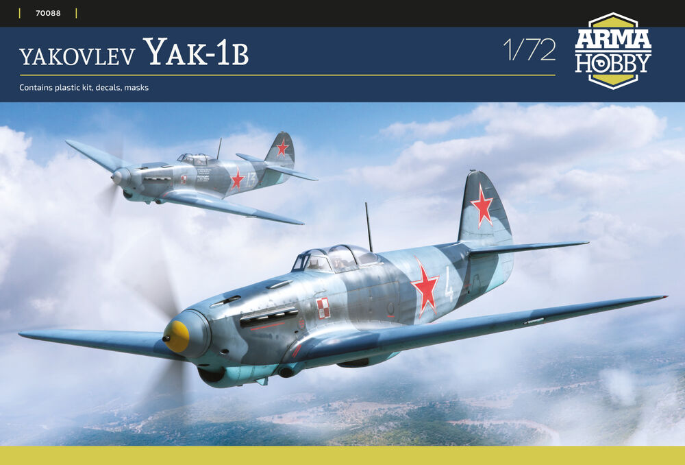 Arma Hobby 1/72 Yakovlev Yak-1b (70088) — New — image 13 of 22