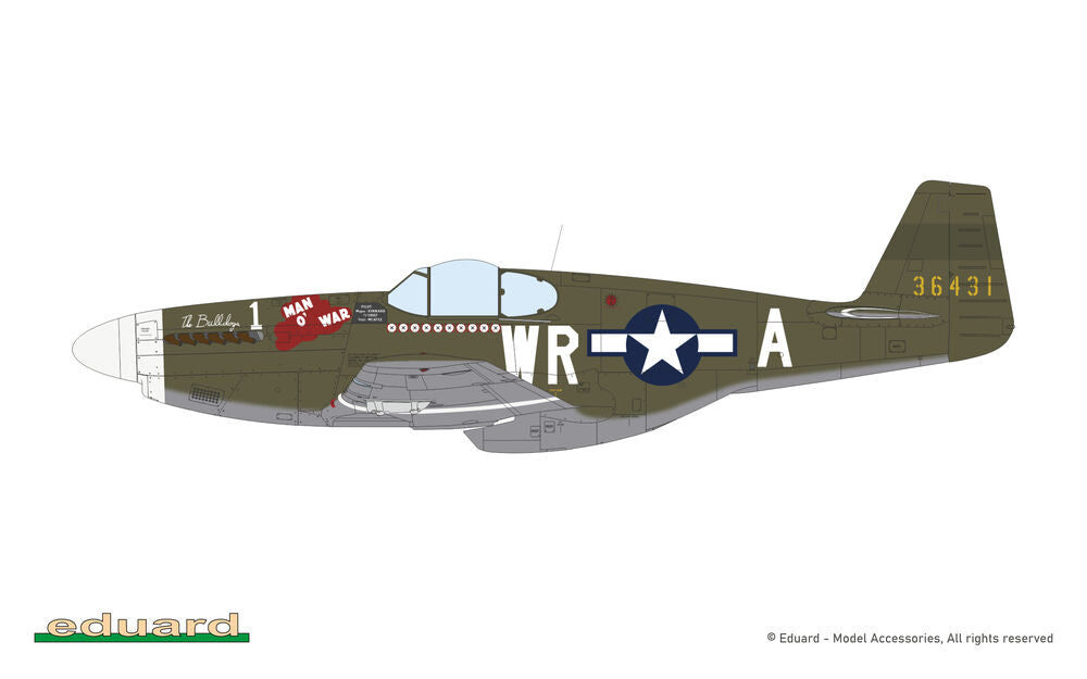Eduard 1/48 Weekend North American P-51B/C Mustang (Malcolm Hood Canopy) (84214)