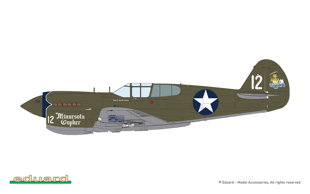Eduard 1/48 Curtiss P-40E Warhawk Weekend Edition (84207) — New — image 13 of 16