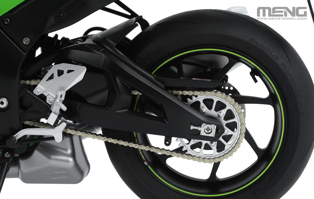 Meng 1/9 Kawasaki Ninja ZX-10RR Pre-Coloured Edition (MT-008s) — New — image 19 of 26