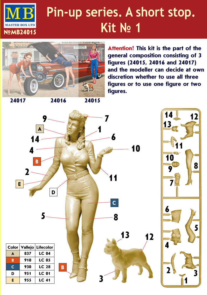 Master Box Ltd 1/24 Pin Up Series Kit No 1 (MB24015) — New — image 5 of 5