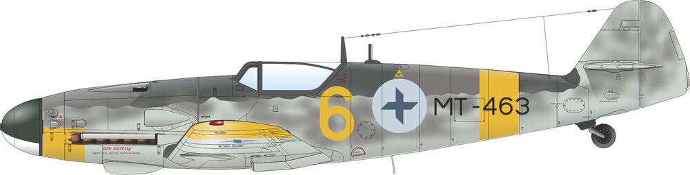 Eduard 1/48 Messerschmitt Bf 109G-6/AS Weekend (84169) — New — 1/48 Scale, Weekend Edition, World War Two — image 13 of 14
