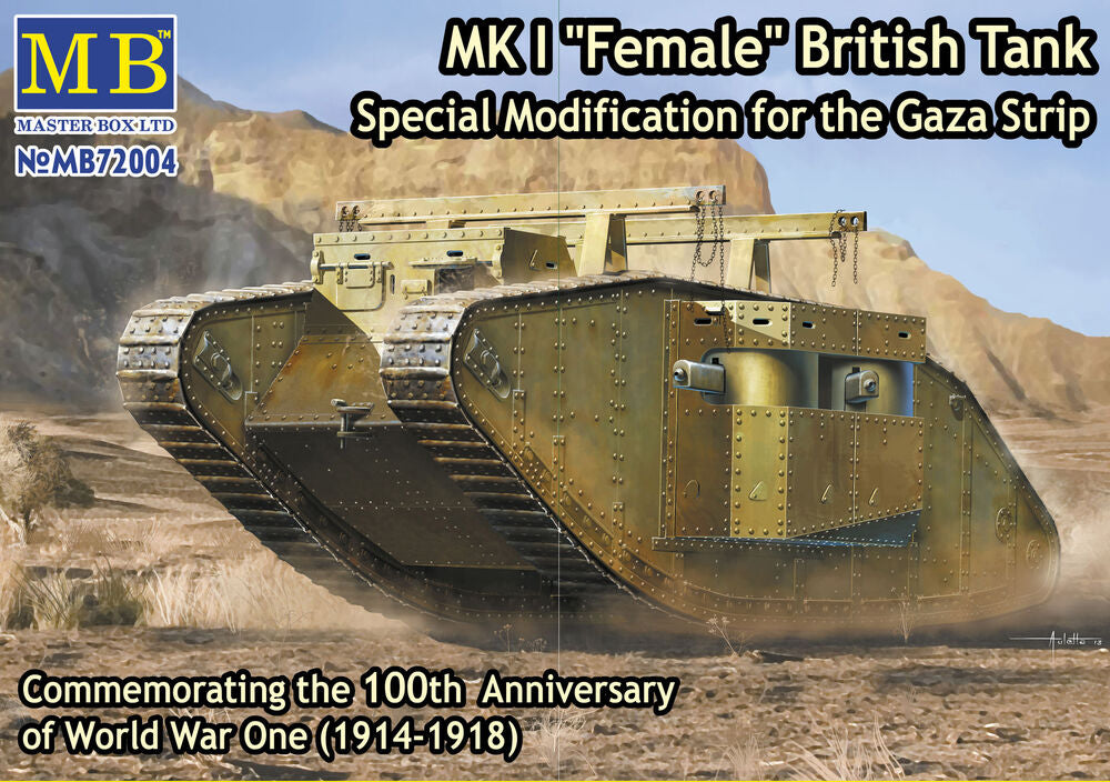 Master Box 1/72 Mk.I Female British Tank Gaza Modification (MB72004) — New — image 4 of 5