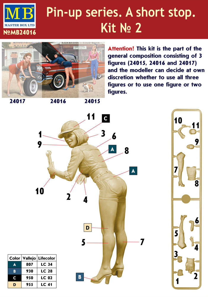 Master Box Ltd 1/24 Pin Up Series Kit No 2 (MB24016) — New — image 4 of 4