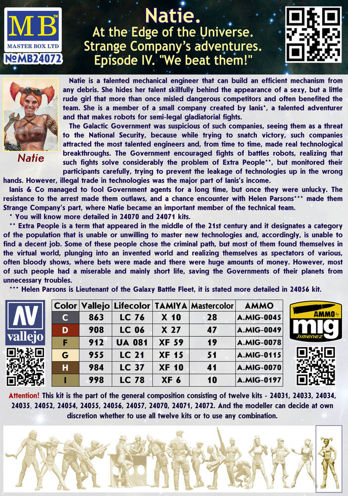 Master Box Ltd 1/24 Natie Strange Co’s Adventures. Episode IV. (MB24072) — New — image 5 of 5