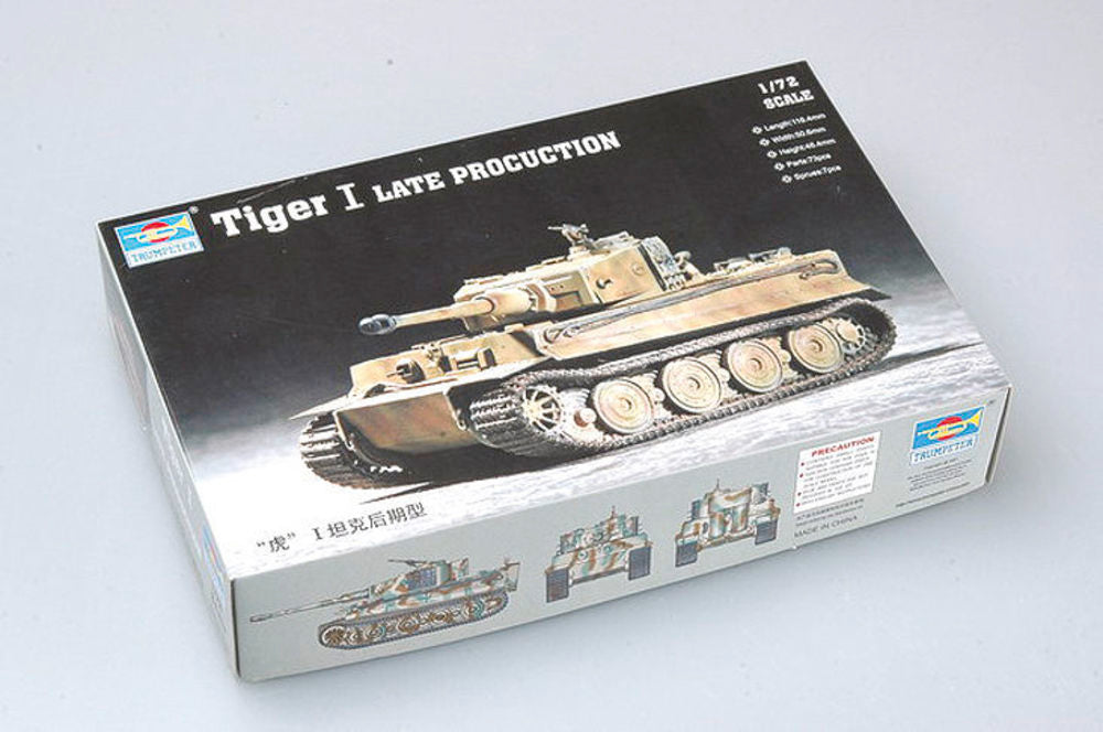 Trumpeter 1/72 Tiger I Late Production (07244) — New — image 2 of 5