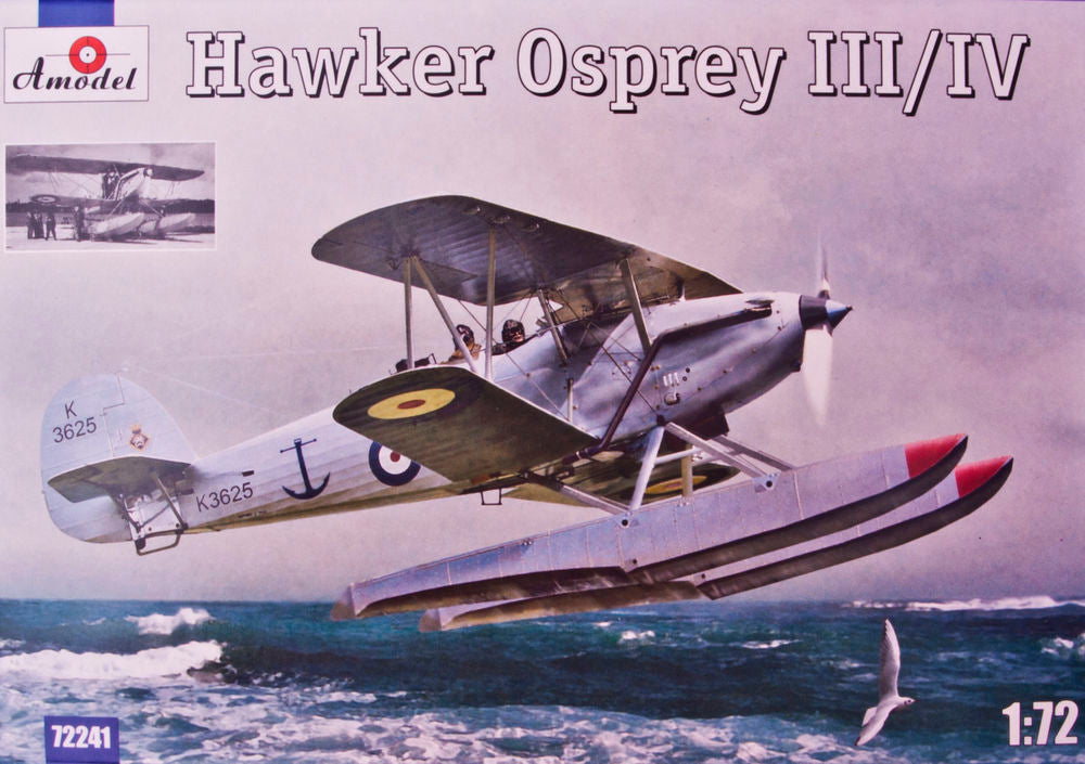 Amodel 1/72 Hawker Osprey III/IV Floatplane (72241) — New — Aircraft, Military