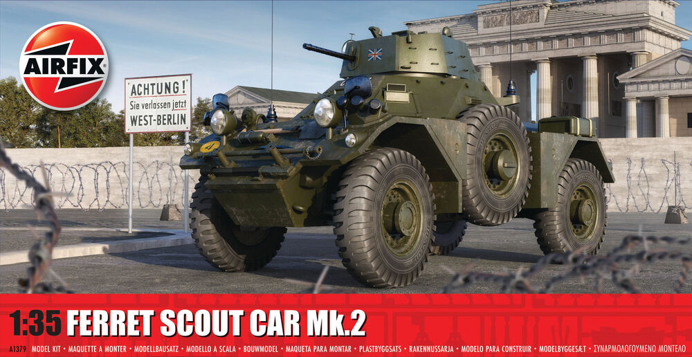 Airfix 1/35 Ferret Scout Car Mk.2 (A1379) — New — image 5 of 11