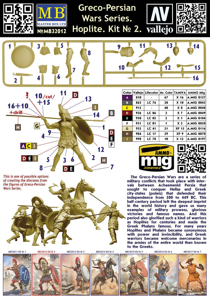 Master Box Ltd 1/32 Greco-Persian Wars Series Hoplite. #2 (MB32012) — New — image 5 of 5