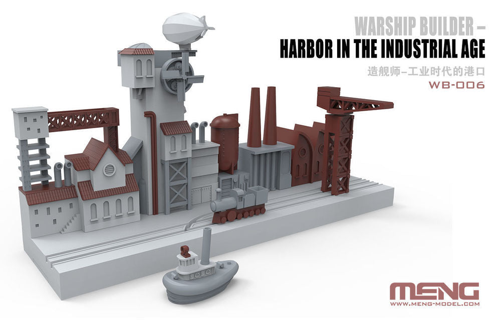 Meng Warship Builder Harbor In The Industrial Age (WB-006) — New — Cartoon Style — image 6 of 6