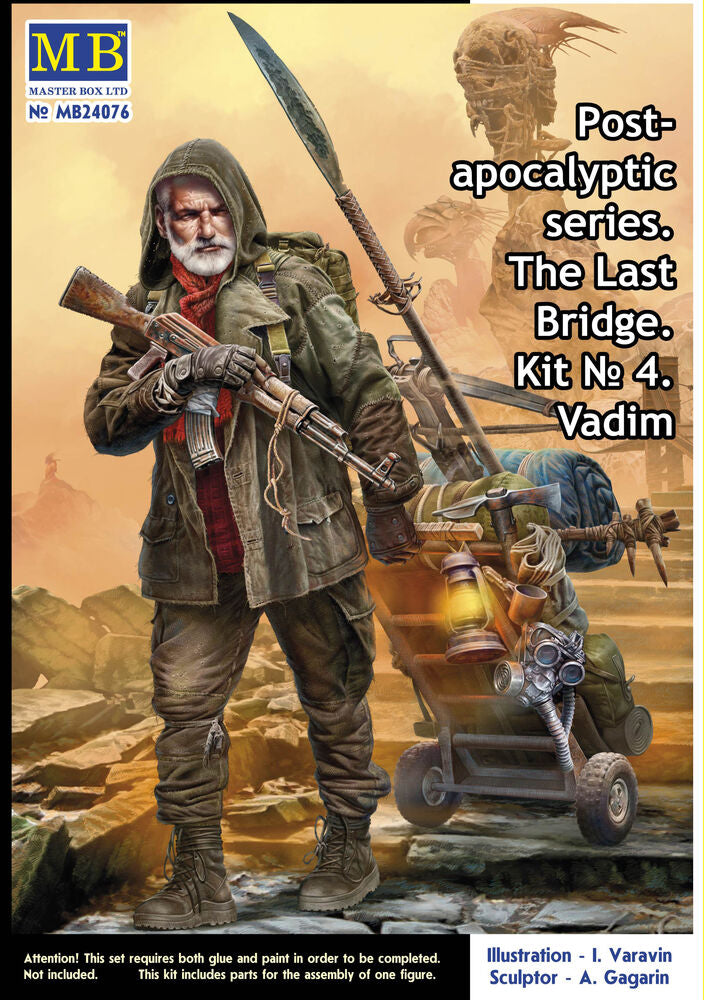 Master Box 1/24 Pоst-apocalyptic The Last Bridge No 4. Vadim (MB24076) — New — image 4 of 5
