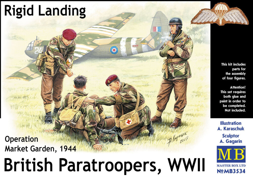 Master Box 1/35 Brit Para's WW2 Rigid Landing Market Garden (MB3534) — New — image 6 of 7
