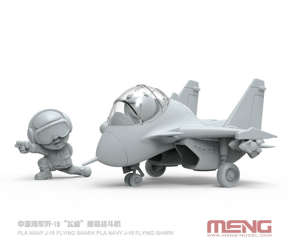 Meng PLA Navy J-15 Flying Shark Carrier-Based Fighter (mPLANE-008) — New — Cartoon Style, m-PLANE — image 6 of 7