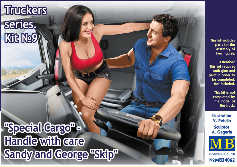 Master Box 1/24 "Special Cargo" Handle w/care Sandy & George (MB24062) — New — image 4 of 5