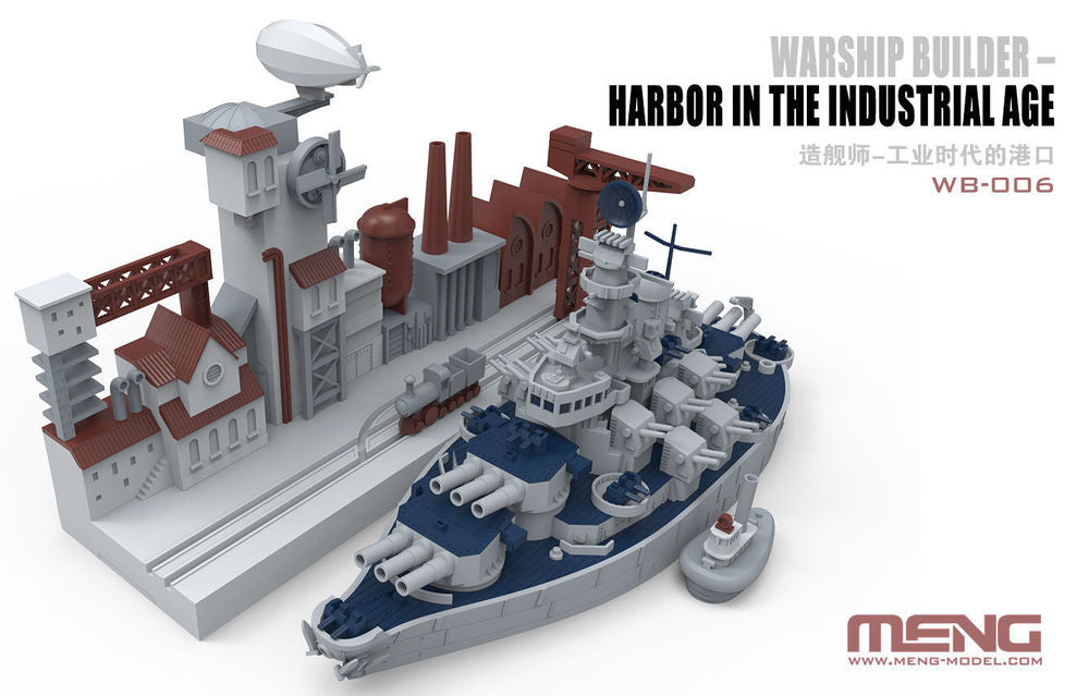 Meng Warship Builder Harbor In The Industrial Age (WB-006) — New — Cartoon Style — image 5 of 6