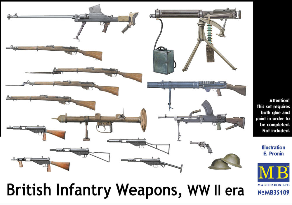 Master Box 1/35 British Infantry Weapons WW II era (MB35109) — New — image 4 of 5