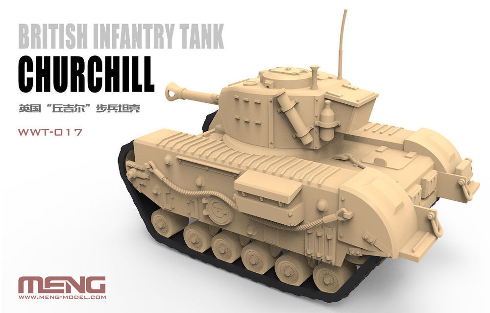 Meng World War Toons Churchill British Infantry Tank (WWT-017) — New — Cartoon Style — image 6 of 6