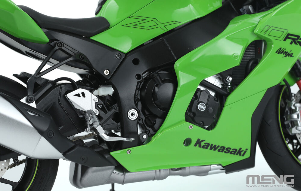 Meng 1/9 Kawasaki Ninja ZX-10RR Pre-Coloured Edition (MT-008s) — New — image 18 of 26