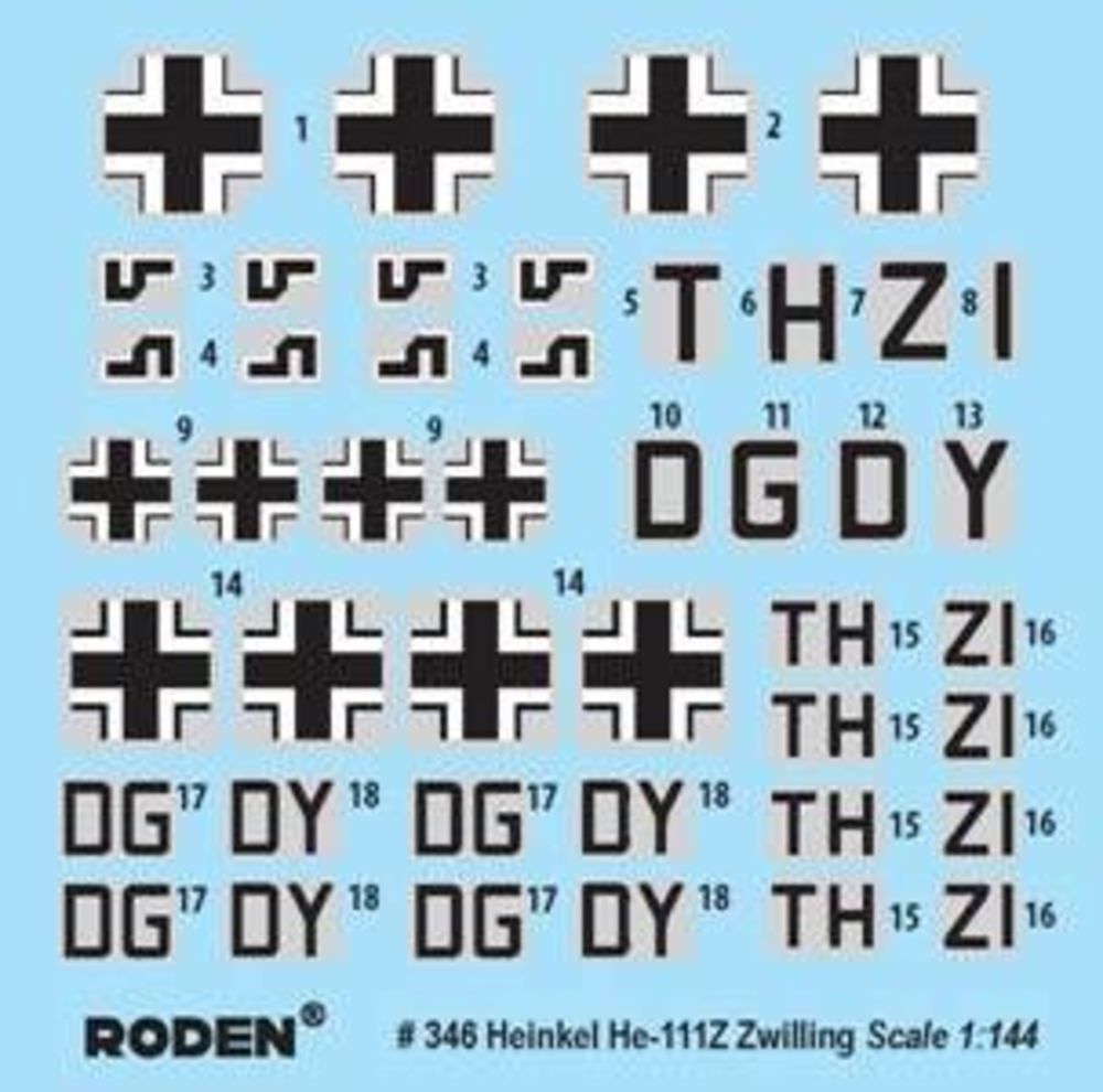Roden 1/144 Heinkel He 111Z-1 Zwilling (346) — New — image 4 of 4