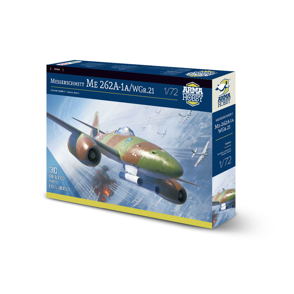 Arma Hobby 1/72 Messerschmitt Me-262A-1a/WGr.21 (70084) — New — 3D-Printed — image 21 of 29