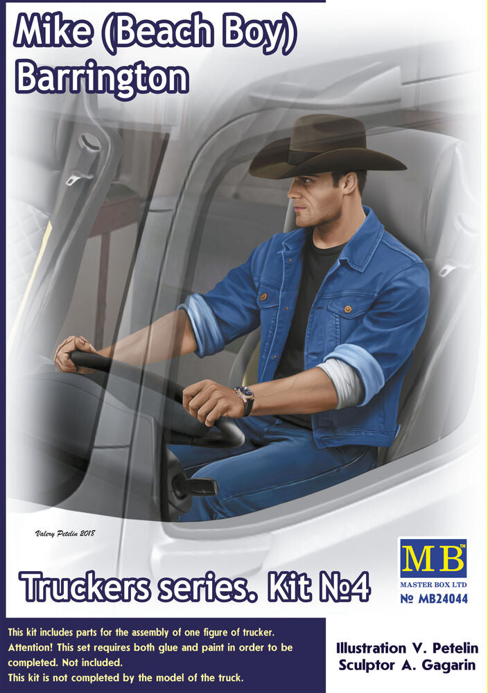 Master Box 1/24 Truckers Kit#4 Mike (Beach Boy) Barrington (MB24044) — New — image 5 of 6