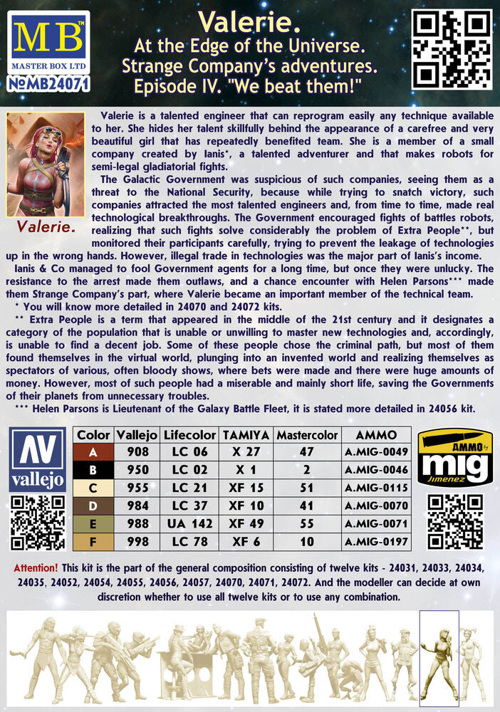 Master Box 1/24 Valerie. Strange Company. Episode IV (MB24071) — New — image 7 of 7