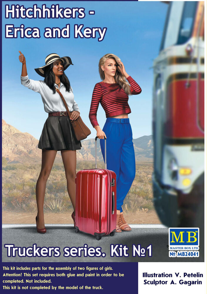 Master Box 1/24 Truckers Series Erica and Kery (Kit No 1) (MB24041) — New — image 5 of 6