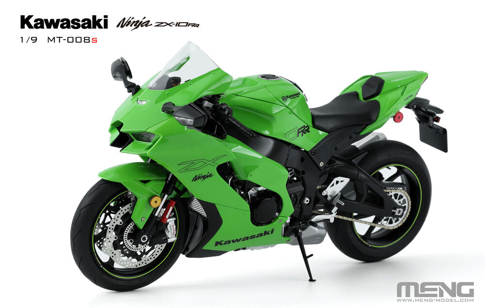 Meng 1/9 Kawasaki Ninja ZX-10RR Pre-Coloured Edition (MT-008s) — New — image 16 of 26