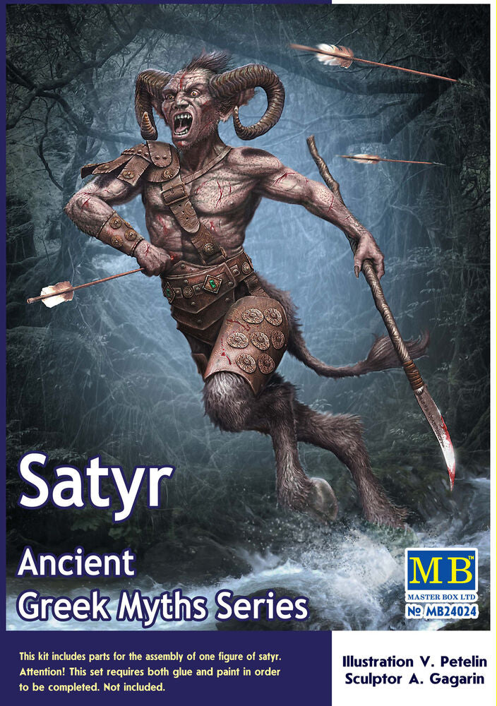Master Box Ltd 1/24 Ancient Greek Myths Series.  Satyr (MB24024) — New — image 4 of 5