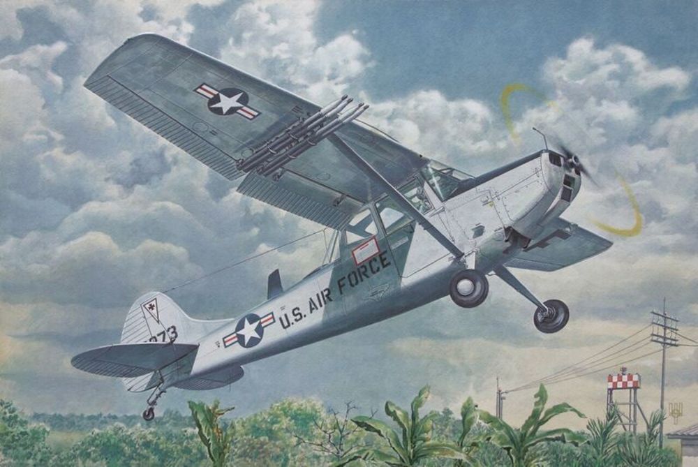 Roden 1/48 L-19/O-1 Bird Dog (409) — New — image 4 of 5