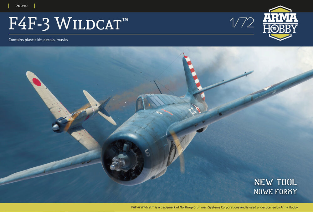 Arma Hobby 1/72 F4F-3 Wildcat (70090) — New — image 14 of 24