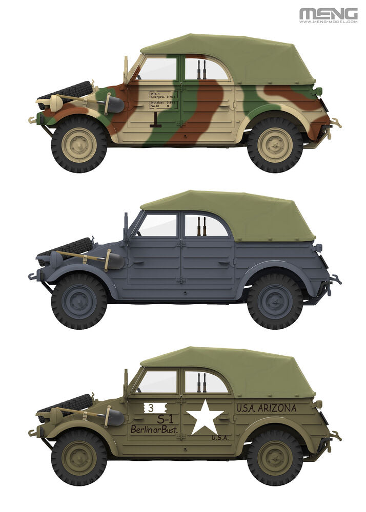 Meng 1/35 German Pkw.K1 Kübelwagen Type 82 (Eastern Front) (VS-016) — New — image 13 of 14