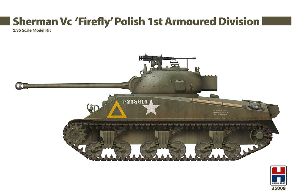 Hobby 2000 1/35 Sherman Vc Firefly Polish 1st Armoured Div. (35008) — New — image 2 of 5