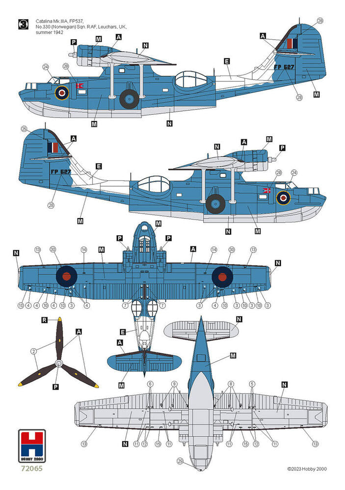 Hobby 2000 1/72 Consolidated PBY-5A Catalina ETO Ltd. Ed. (72065) — New — image 7 of 7