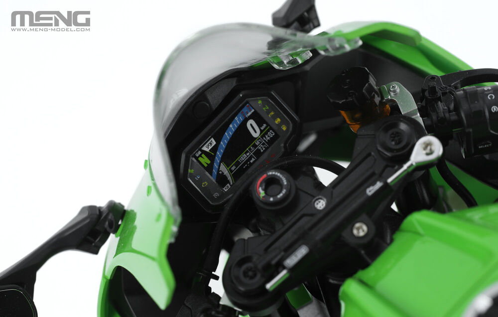 Meng 1/9 Kawasaki Ninja ZX-10RR Pre-Coloured Edition (MT-008s) — New — image 21 of 26