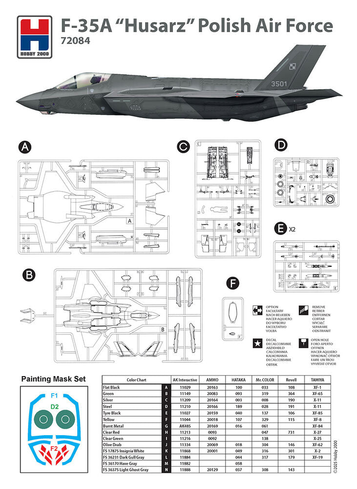 Hobby 2000 1/72 F-35A "Husarz" Polish Air Force (72084) — New — image 3 of 12