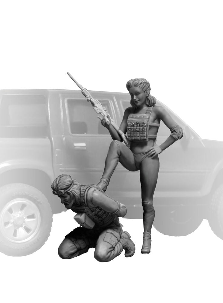 Master Box 1/35 New Amazons Not the place for strangers! (MB35199)