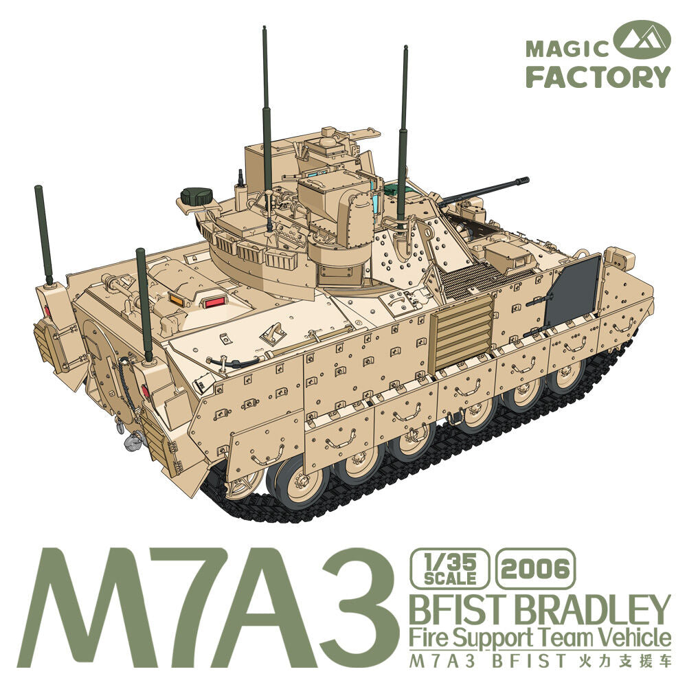 Magic Factory 1/35 M7A3 BFIST Bradley Fire Support Team Vehicle (2006) — New — image 3 of 7