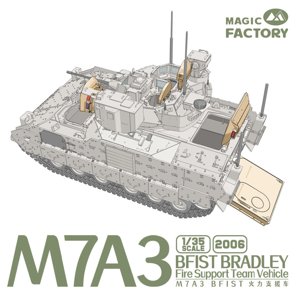 Magic Factory 1/35 M7A3 BFIST Bradley Fire Support Team Vehicle (2006) — New — image 5 of 7